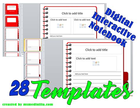 Digital Interactive Notebook Templates EDITABLE Slides, Student Planner | Made By Teachers