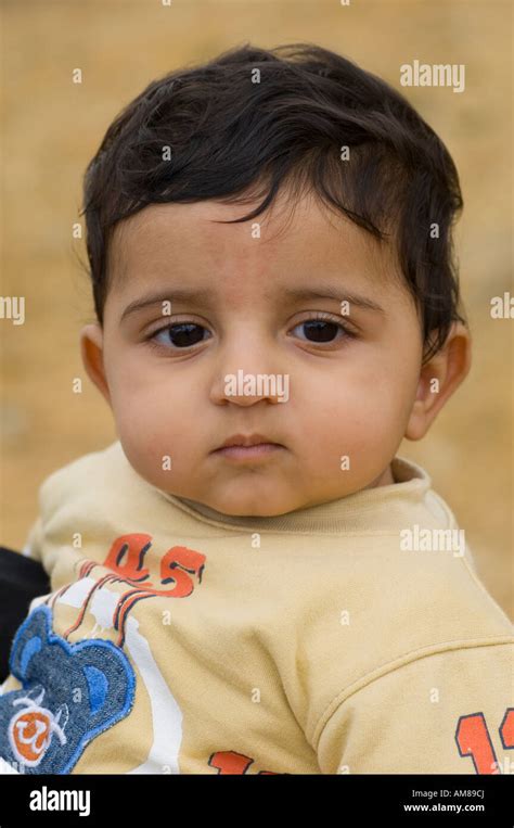 Portrait of a pretty Arabic baby boy Stock Photo - Alamy