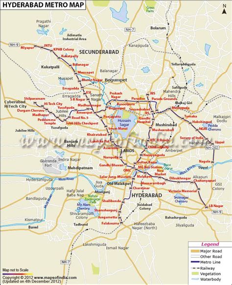 Hyd metro rail route map - rytevillage