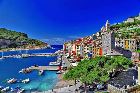 Ligurian coast of Italy – Porto Venere is located on the provincial coast of La Spezia, in the ...