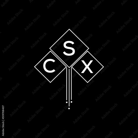 CSX letter logo design with white background in illustrator, CSX vector ...