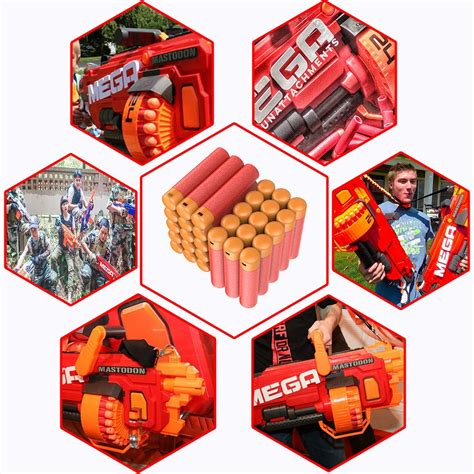 60 PCS Refill Pack Bullets for Nerf N-Strike Elite Series Blasters Toy – Soyeeglobal