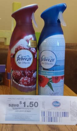 $0.74 Febreze Candles or Air Effects at Kroger (November 17 and 18 ONLY)