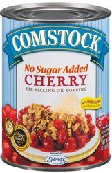 Amazon.com : Comstock Cherry Pie Filling No Sugar Added 20oz - 6 Unit Pack : Pie And Pastry ...