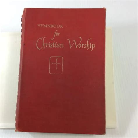 HYMNBOOK FOR CHRISTIAN Worship Hymn Red Vintage Book 1970 Double Comb Bound $24.75 - PicClick