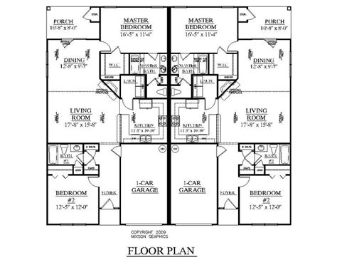 duplex house plans | Duplex house plans, Duplex floor plans, Garage house plans