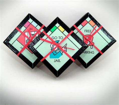 Monopoly Board Coasters