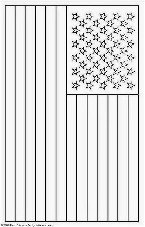 american flag coloring page for preschool | FCP