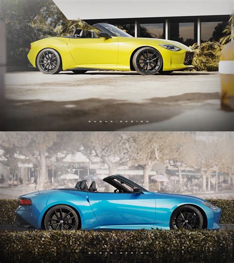 Rowdy, Flame-Spitting 2023 Nissan Z Roadster Looks Perfect for Luxury Dream Estate - autoevolution