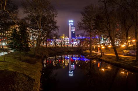 Riga at night, Latvia... #Night #Travel #Riga #Latvia #timelinephotos # ...