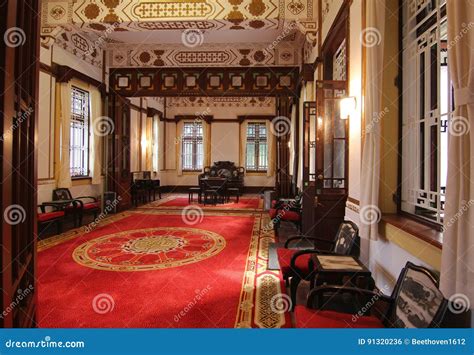 Heritage Chinese Mansion Interior Stock Photo - Image of bricks, blanket: 91320236