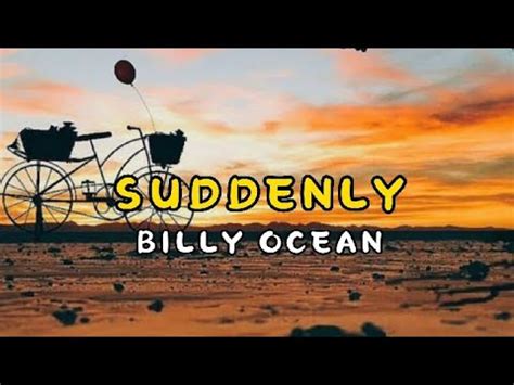 SUDDENLY- BILLY OCEAN - YouTube