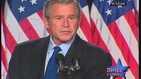 Bush Campaign Speech | September 17, 2004 | C-SPAN.org