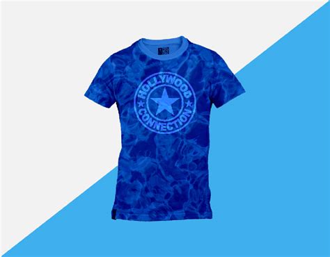 Blue t-shirt design on Behance