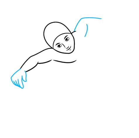 How to Draw a Boy Swimming - Really Easy Drawing Tutorial