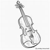 Violin Coloring Pages  Free & Printable sketch template