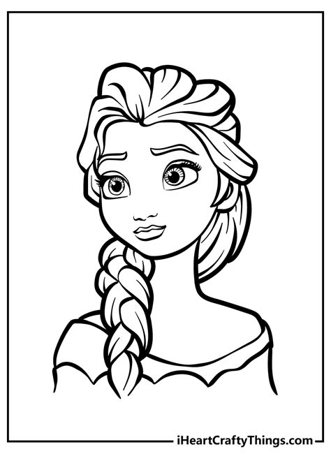 95 Collection Free Coloring Pages Princess Elsa Latest HD - Coloring ...