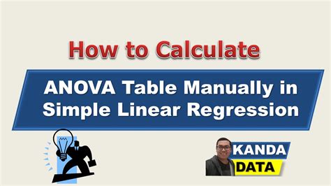 How to Calculate ANOVA Table Manually in Simple Linear Regression ...