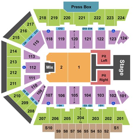 BMO Harris Bank Center Tickets & Seating Chart - Event Tickets Center