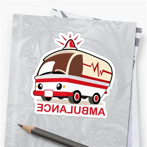 "Ambulance" Stickers by David & Kristine Masterson | Redbubble