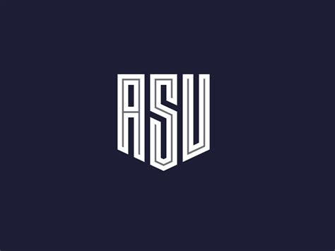 ASU letter monogram logo design by Jayanta Kumar Roy on Dribbble