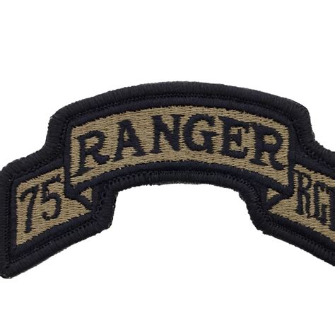 Army Tab United States Army Scroll 75th Ranger Regiment Hook And Loop ...