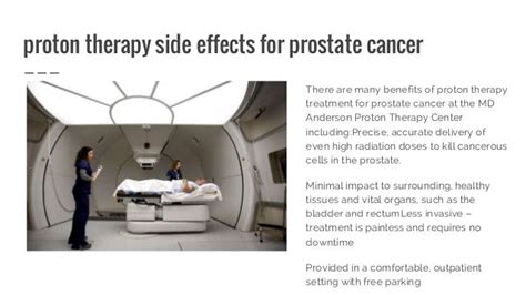 What are the disadvantages of getting proton therapy for prostate can…