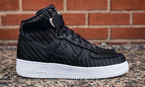 Black Woven Nike Air Force 1 High - Sneaker Bar Detroit