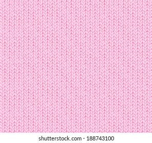 Pink Knit Fabric Seamless Texture Stock Vector (Royalty Free) 188743100 | Shutterstock