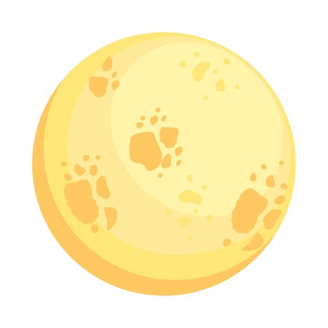 luna llena amarilla 12592808 Vector en Vecteezy