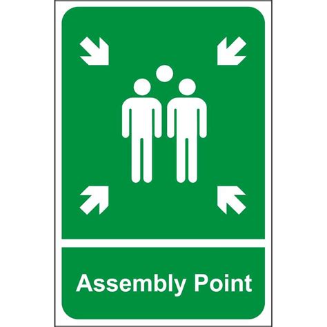 Assembly Point Signs | Emergency Escape Fire Safety Signs Ireland