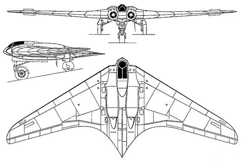 Aircraft Nut: Horten Ho 229 Flying Wing