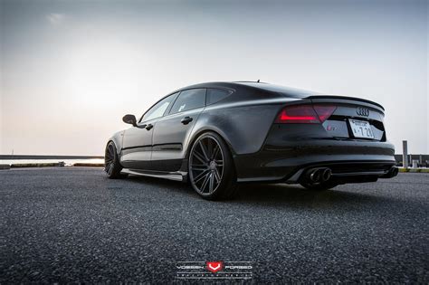 audi, S7, Sedan, Vossen, Wheels, Cars, Black Wallpapers HD / Desktop ...