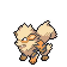 Arcanine Pixel Art Template