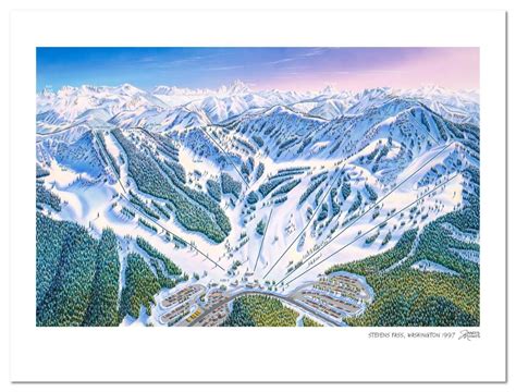 Stevens Pass Resort in Skykomish, Washington Painted in 1997 Heaven Chair, Pacific North, North ...