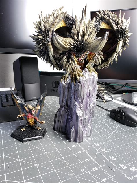 My Nergigante creator's model came in today! (Regular figure builder for scale) : r ...