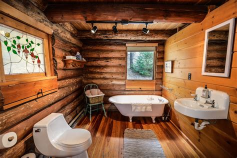 Log Cabin Bathroom Free Stock Photo - Public Domain Pictures