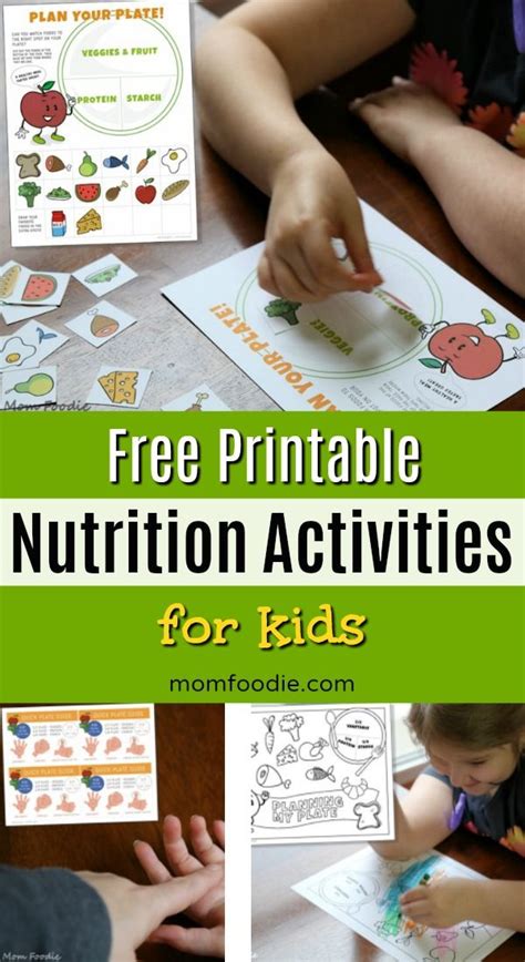 Free Printable Nutrition Coloring Sheets for Kids