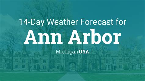 Ann Arbor, Michigan, USA 14 day weather forecast