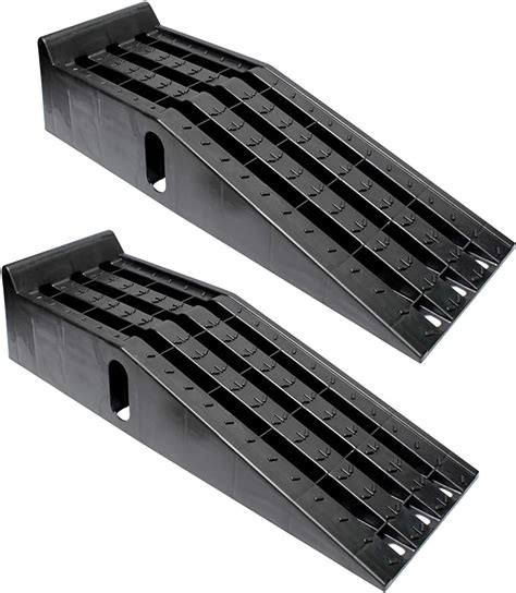 Truck Bed & Tailgate Accessories Ramps 2Pcs 12000 lbs Vehicle Ramps for Truck Auto Repair Oil ...