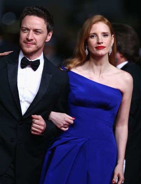 James McAvoy and Jessica Chastain - ‘The Disappearance of Eleanor Rigby’ Cannes Film Festival ...