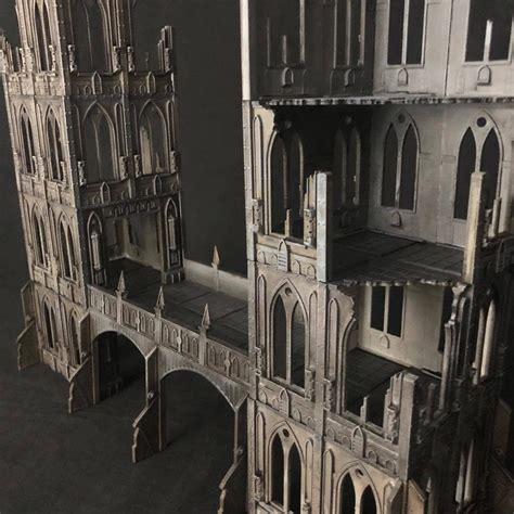 Gothic Two Towers & Bridge Ruins 131 Pcs Assembly - Etsy