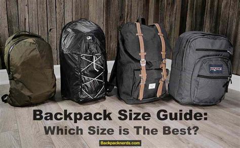 Backpack Size Guide [19 Liter to 80 Liter Backpacks] - Backpack Nerds