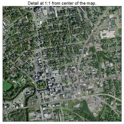 Aerial Photography Map of Warren, OH Ohio