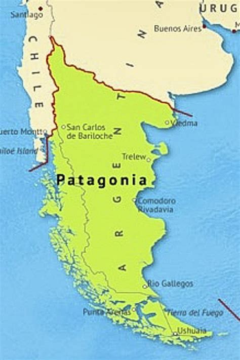 Patagonia On A Map - United States Map