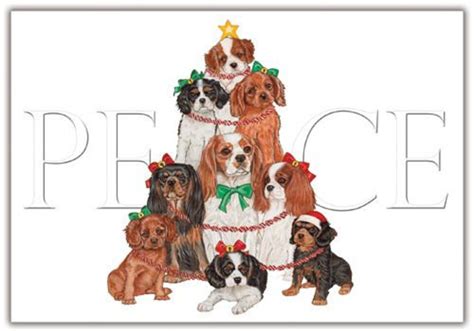 Cavalier King Charles Christmas Cards Set of 10 Cards & 10 - Etsy