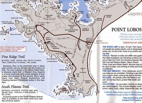 Point Lobos Hiking Trail Map - 2024 Schedule 1