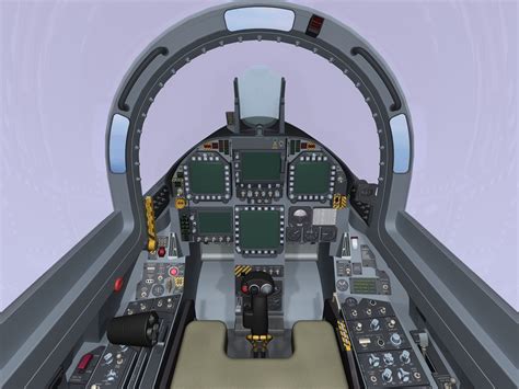 3d super hornet cockpit fuselage