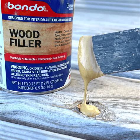 How to Repair Damaged Deck Boards & Fill in Holes with Wood Filler