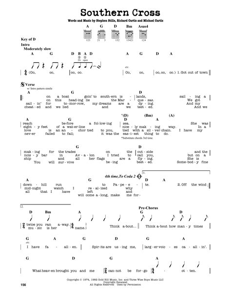 Southern Cross | Sheet Music Direct